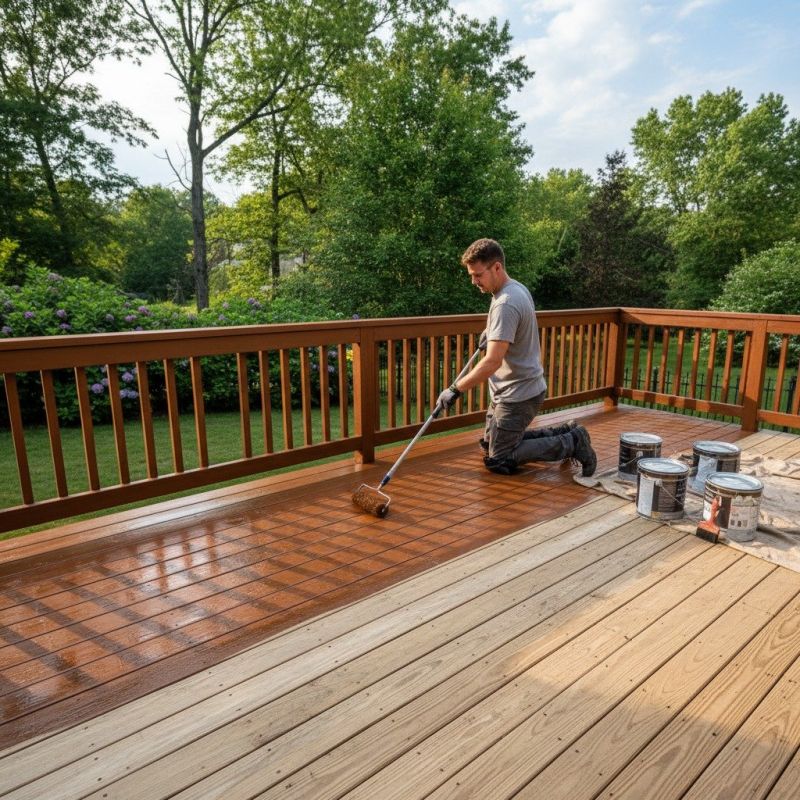 Wood Deck Painting